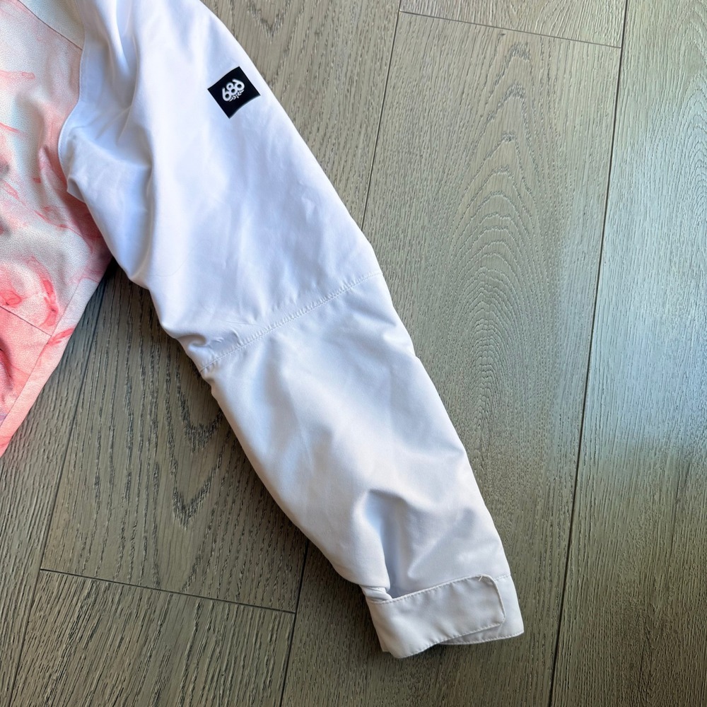 686 Hydra Thermagraph Jacket Peppercorn Cloudbreak Marble Pink Women Medium - Picture 5 of 9